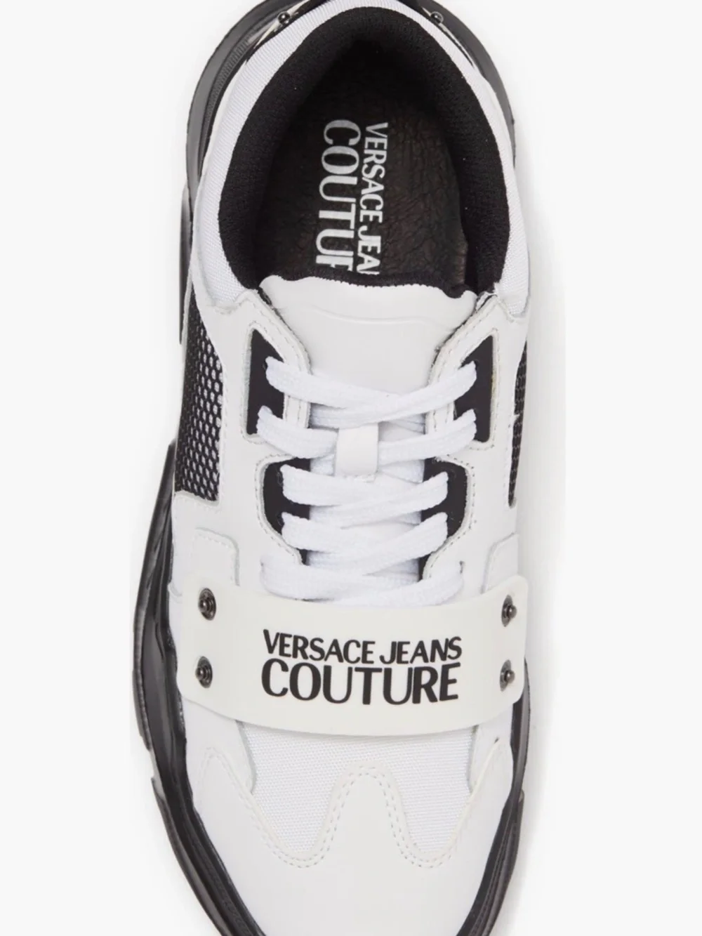 Versace Jeans Couture Speed Athletic Sneakers White/Black EU 39